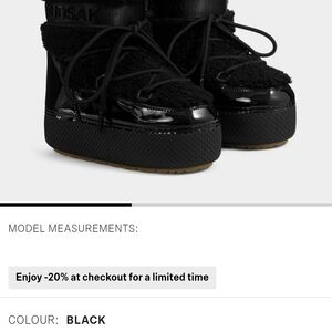 RUDSAK Glossy Black Kids Snow Boots